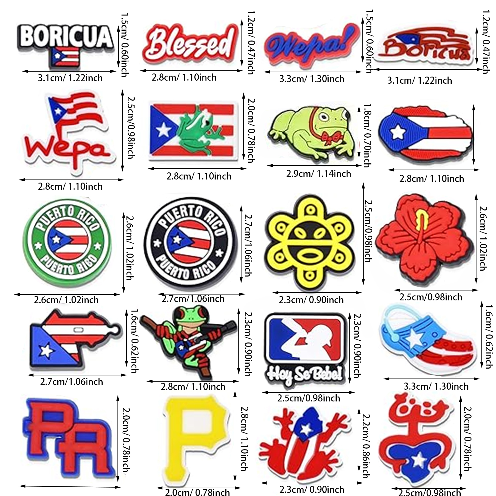 Puerto Rico Theme Decorative P - Flower Frog Pin ulasan dan harga