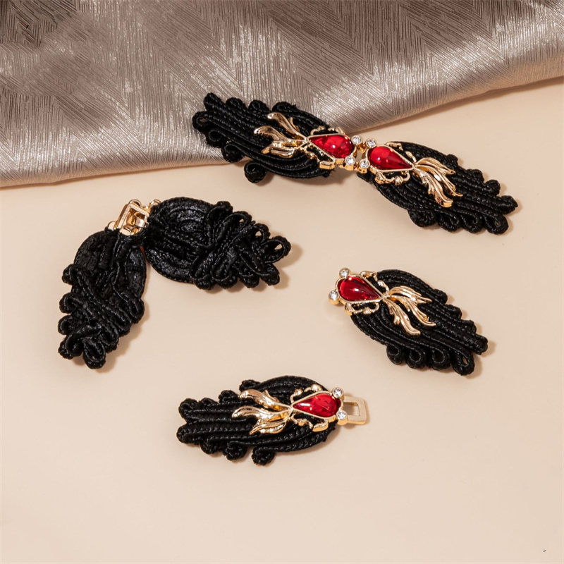 5pcs Traditional Chinese Knot  - Flower Frog Pin ulasan dan harga